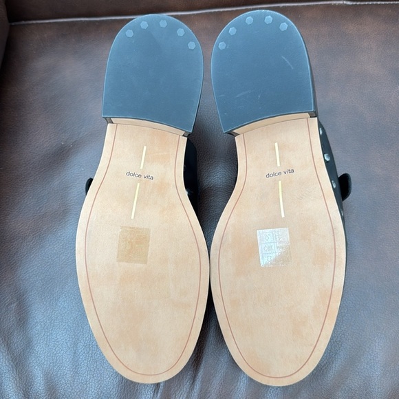 NEW Dolce Vita Yevan Black Leather Clogs Size 9.5 - Picture 8 of 11